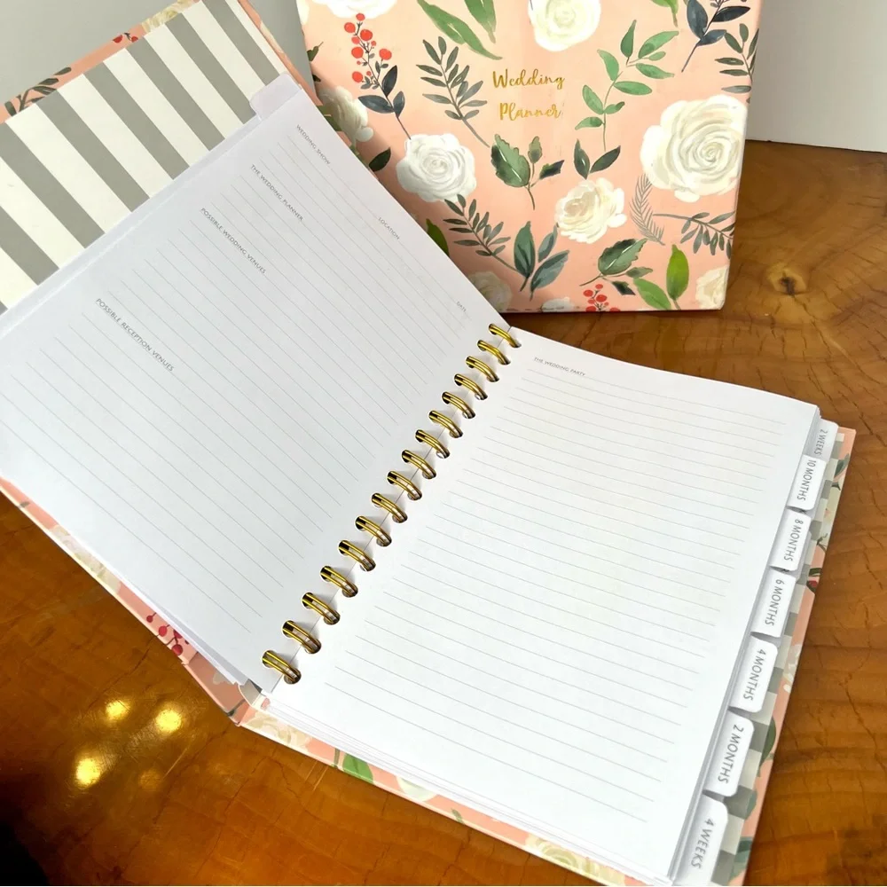 Caledonia Design Co. Store Wedding Planner Book and Organizer with Gift Box